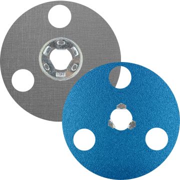 Norton 66261129722 - 4-1/2" AVOS BlueFire SpeedLok Resin Fiber Discs (Pkg Qty: 10) | 80 Grit | Norton 66261129722