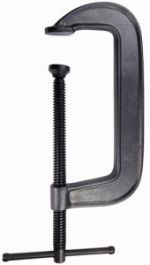 Black Bessey 540-10 Ductile Alloy Cast Clamp with 10 Capacity x 3 5/8 Throat Depth & 2,850 lb Clamping Force 